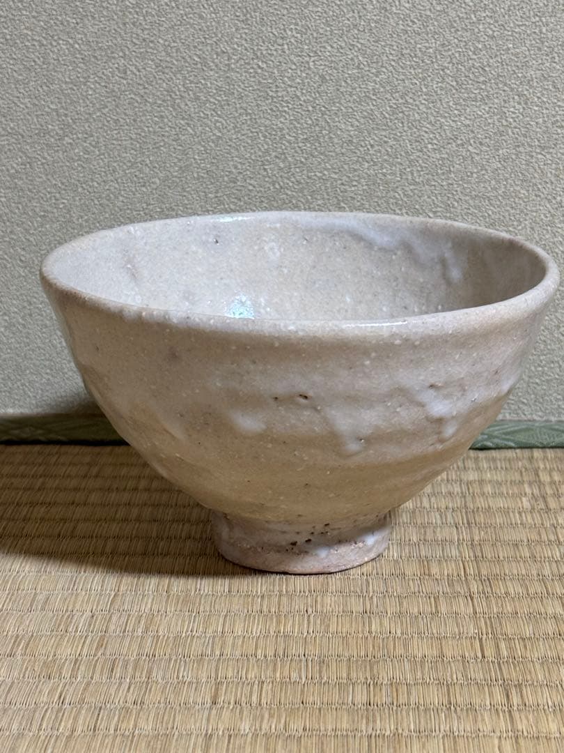 坂田泥華　萩茶碗
