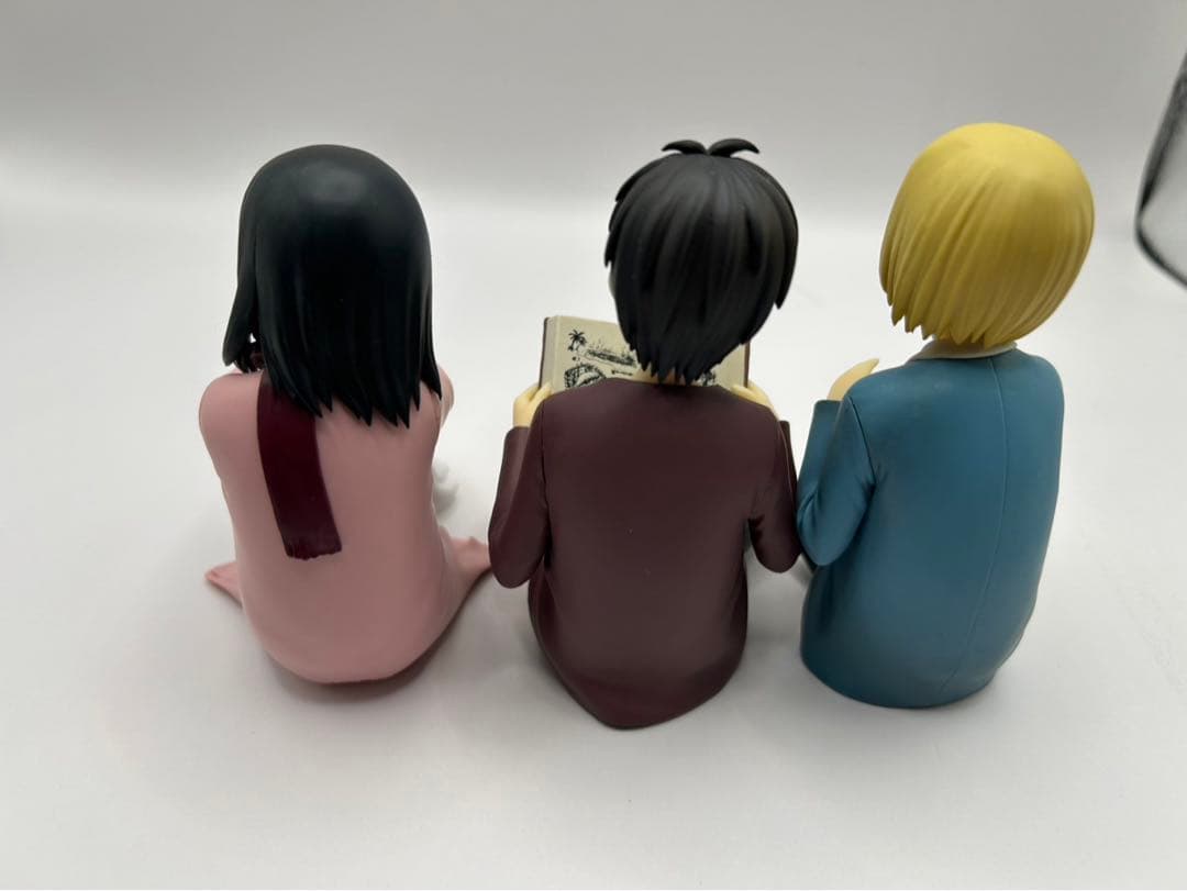 一番くじ　進撃の巨人　地ならし　A賞　エレン　ミカサ　アルミン　フィギュア