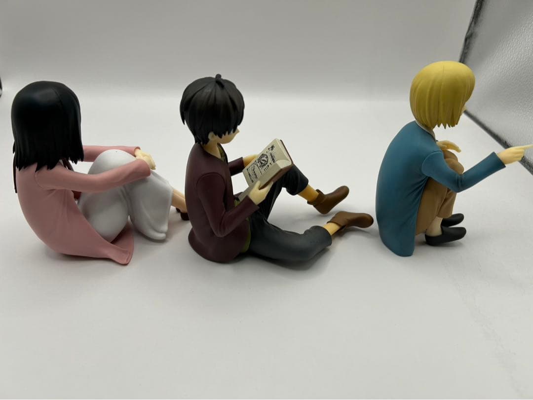 一番くじ　進撃の巨人　地ならし　A賞　エレン　ミカサ　アルミン　フィギュア