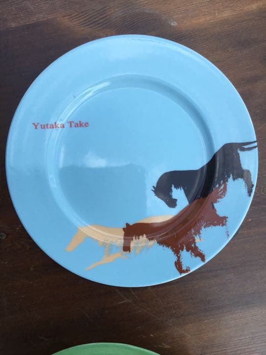 絵皿　武豊デザイン