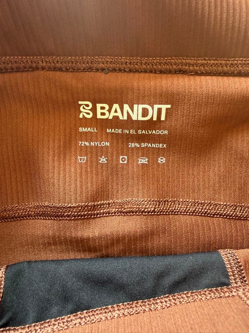 BANDIT RUNNING リブ編みスパッツ Sサイズ