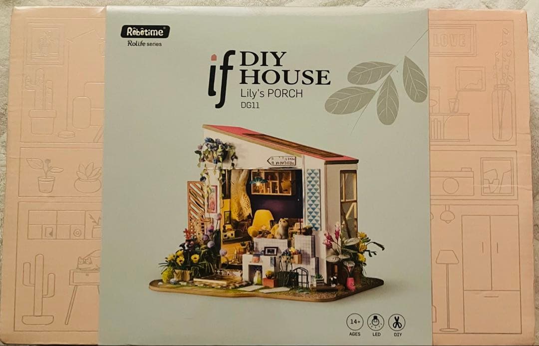 Robotime Diy ミニチュアハウス　　　　　　　リリーズポーチ