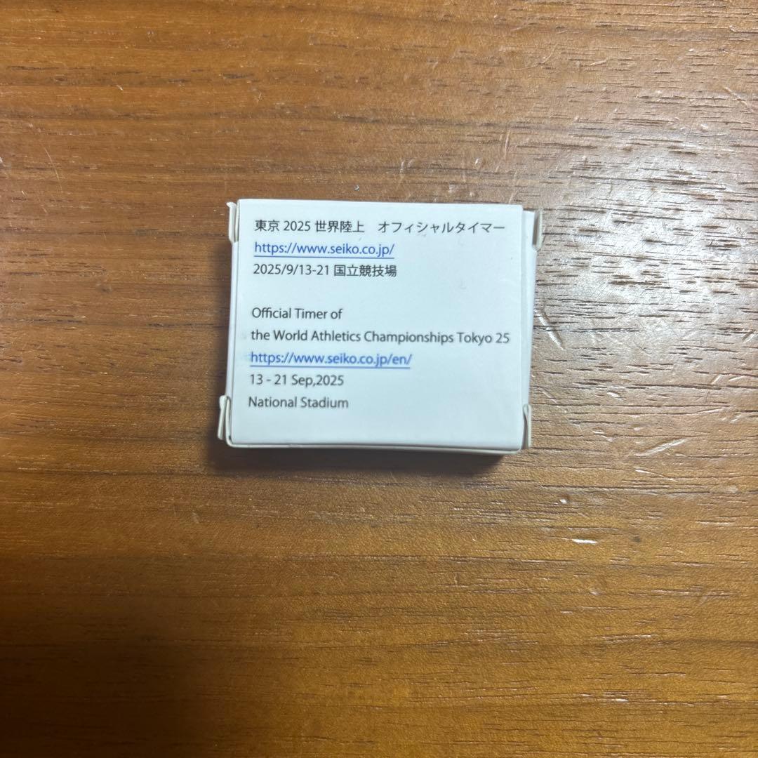 《新品未使用》SEIKO 世界陸上選手権 ピンバッジ