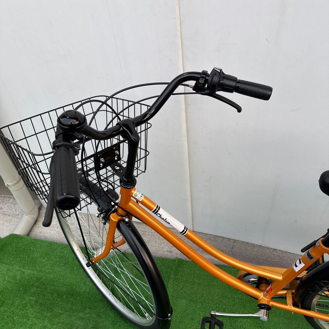 自転車27インチ オートライト新車近い【引き取り限定】