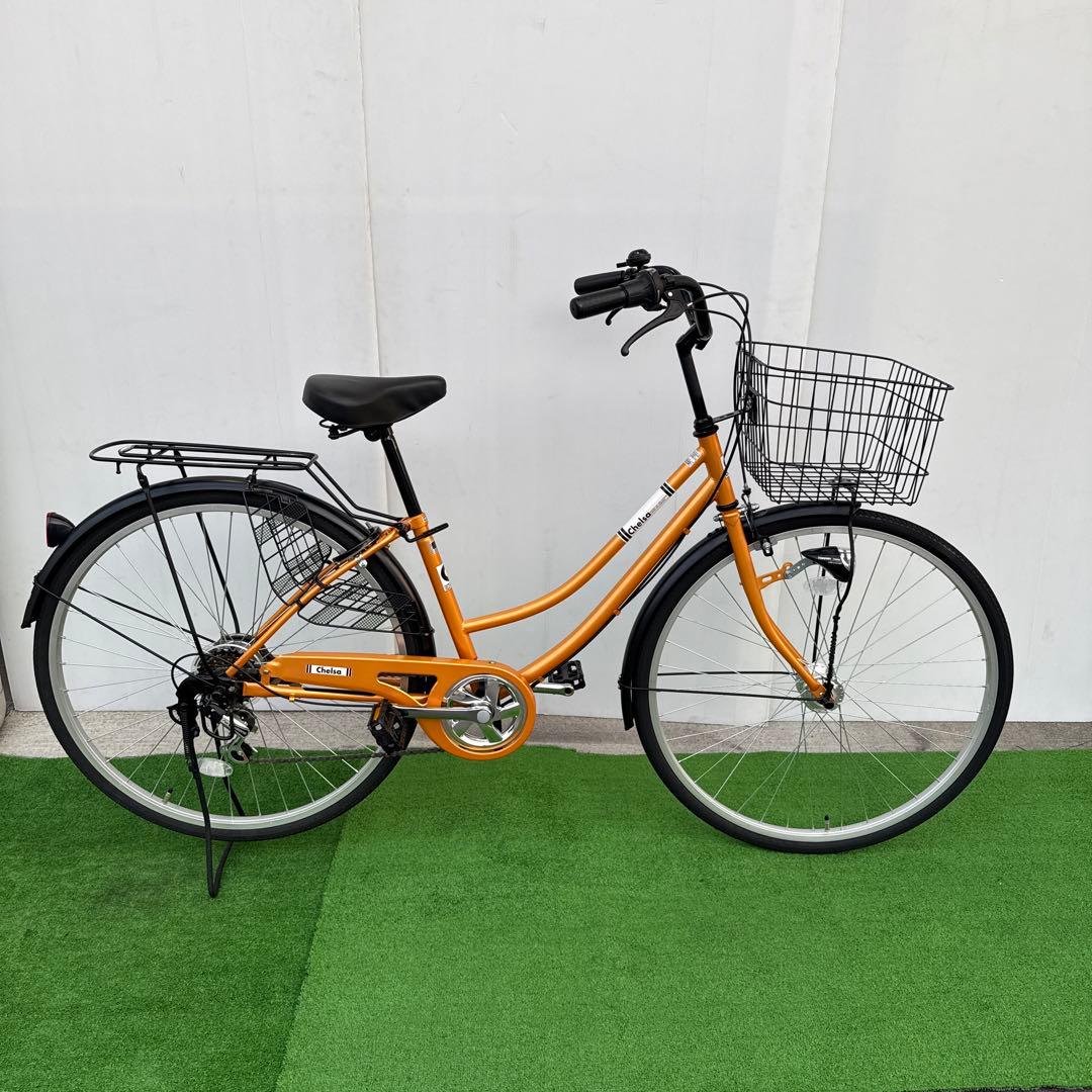 自転車27インチ オートライト新車近い【引き取り限定】