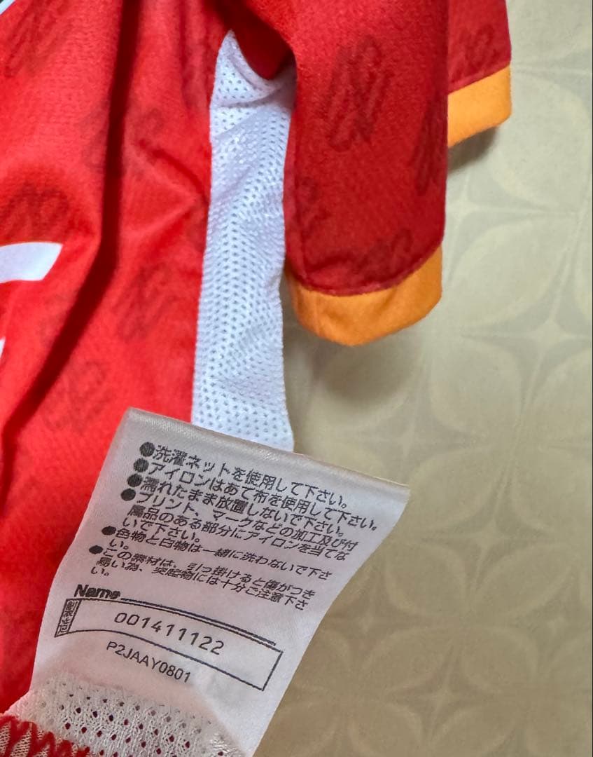 胸ボタン一個なし要写真確認ストイコビッチ来日ユニフォームLサイズ