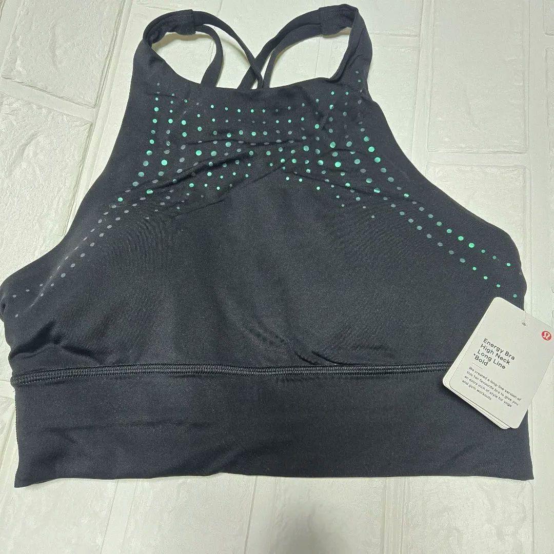 ルルレモン★ブラックドットパターン新品ブラトップ6&レギンス4