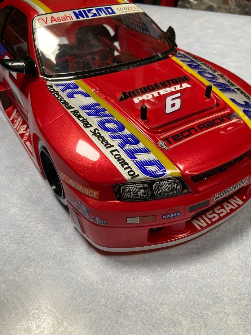 タミヤ1/10 RCカー•日産ニスモクラリオン GT-RLM【メカ付き】