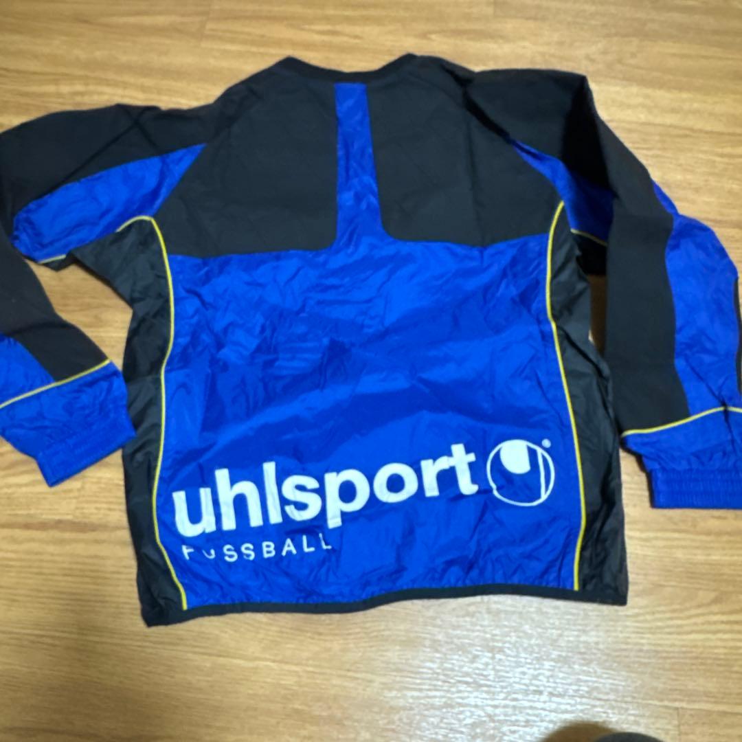 【中古・美品】uhlsport ピステ・ウィンドブレーカー Sサイズ　上下セット