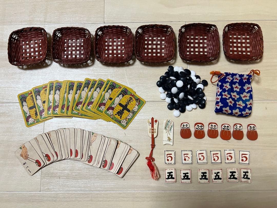 任天堂 花札 八八セット 昭和レトロ 当時物 菓子札 貫木 だるま はちはち