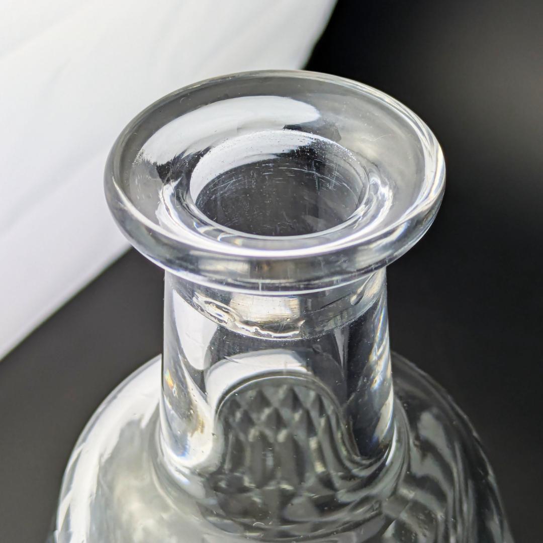 バカラ アルマニャック デキャンタ ダイヤカット 29cm 1952-86 刻印