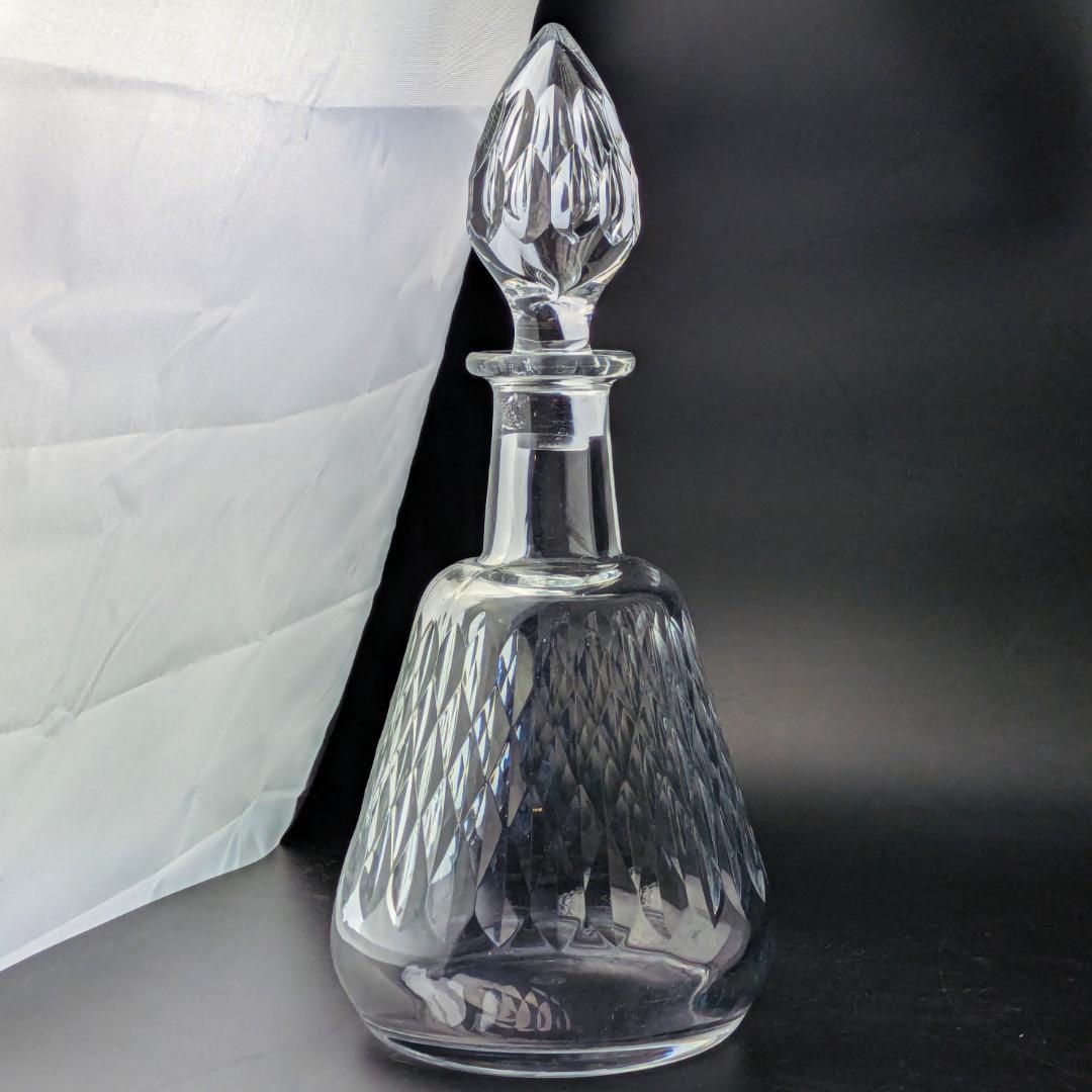 バカラ アルマニャック デキャンタ ダイヤカット 29cm 1952-86 刻印
