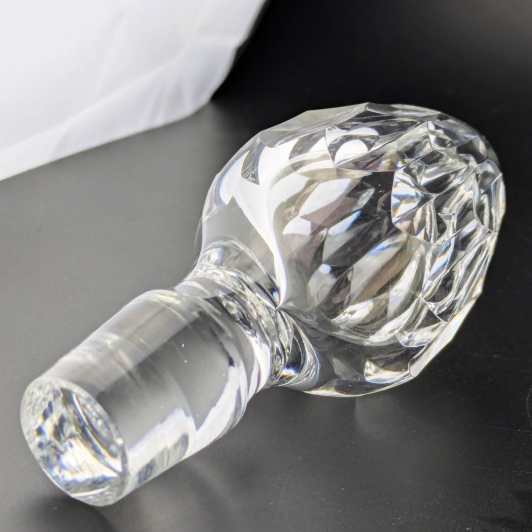 バカラ アルマニャック デキャンタ ダイヤカット 29cm 1952-86 刻印