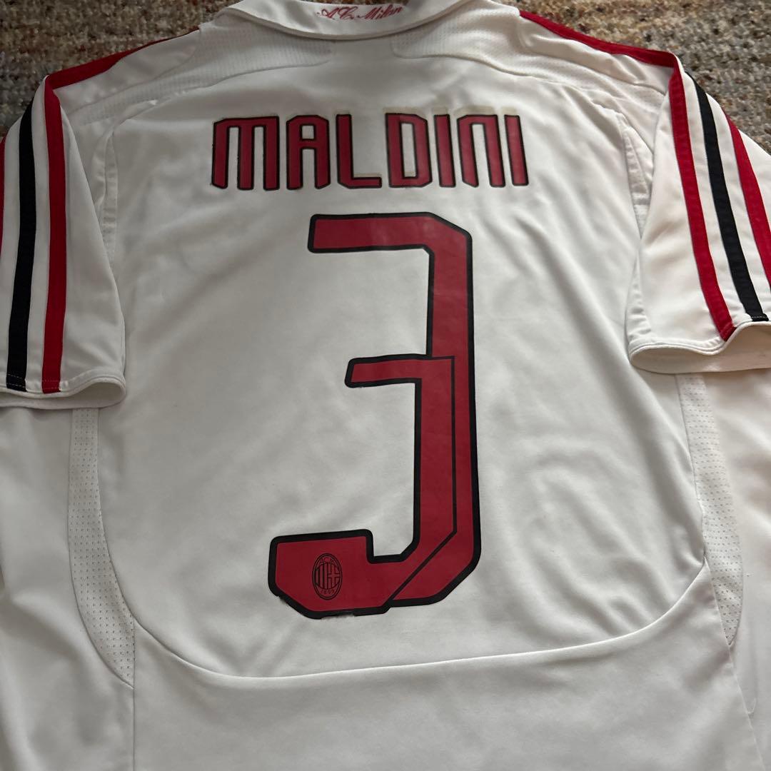 【正規】07/08　ミラン　マルディーニ　サッカー　ユニフォーム　00s 90s
