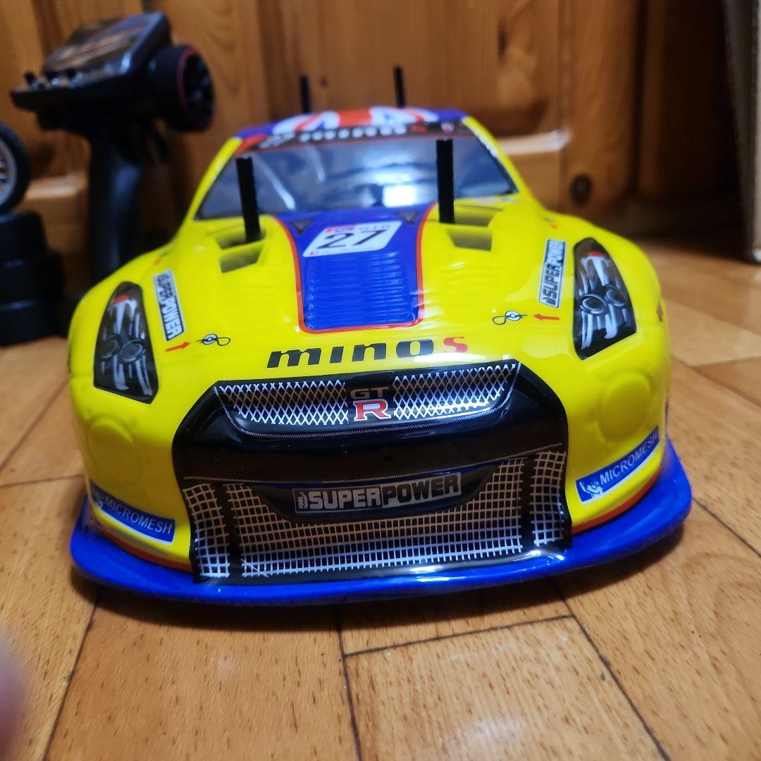 ■専用■　　タミヤ ドリフト ラジコン フルセット　TT01　黄色　35 ボディ