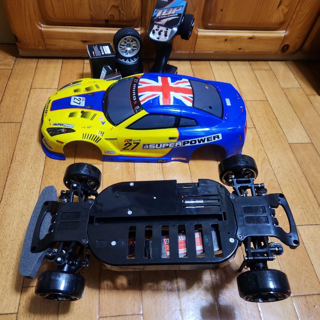 ■専用■　　タミヤ ドリフト ラジコン フルセット　TT01　黄色　35 ボディ