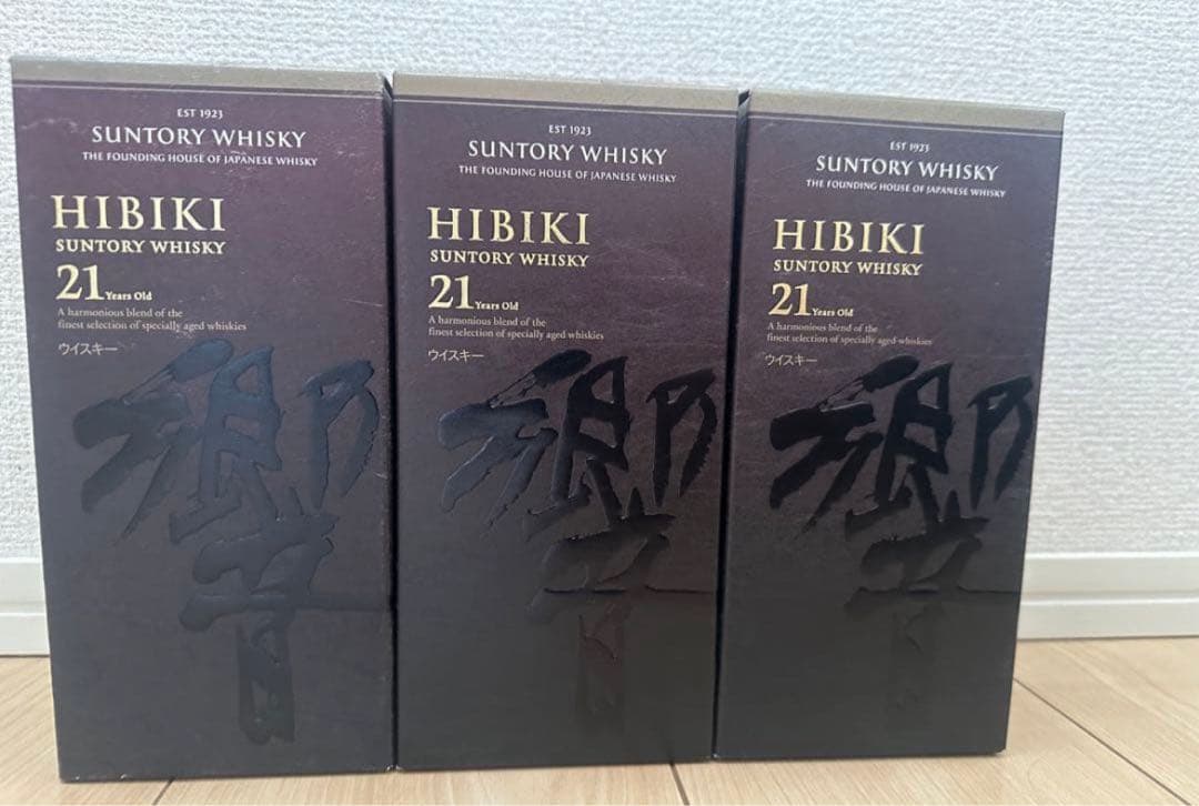 3本セット　サントリー ウイスキー 響21年