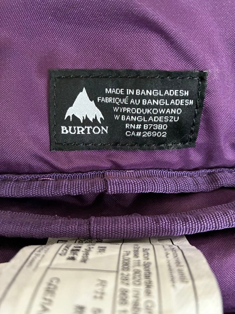 【美品】BURTON バートン カモフラージュ バックパック ブーツパック