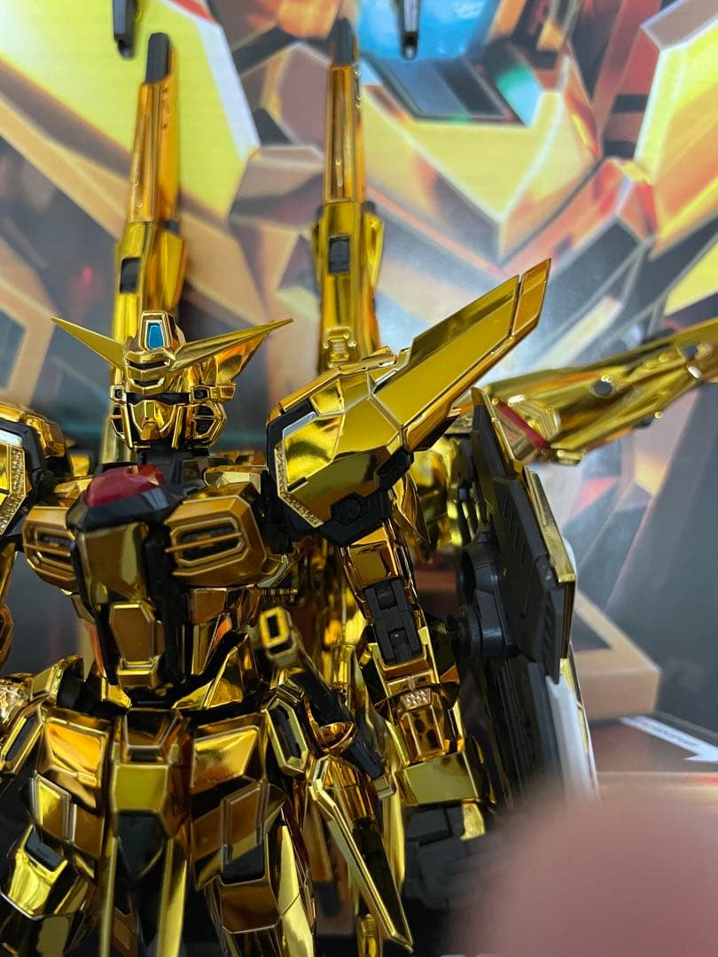 ガンプラ　組み済み　RG アカツキガンダム　オオワシパック＆シラヌイアカツキ