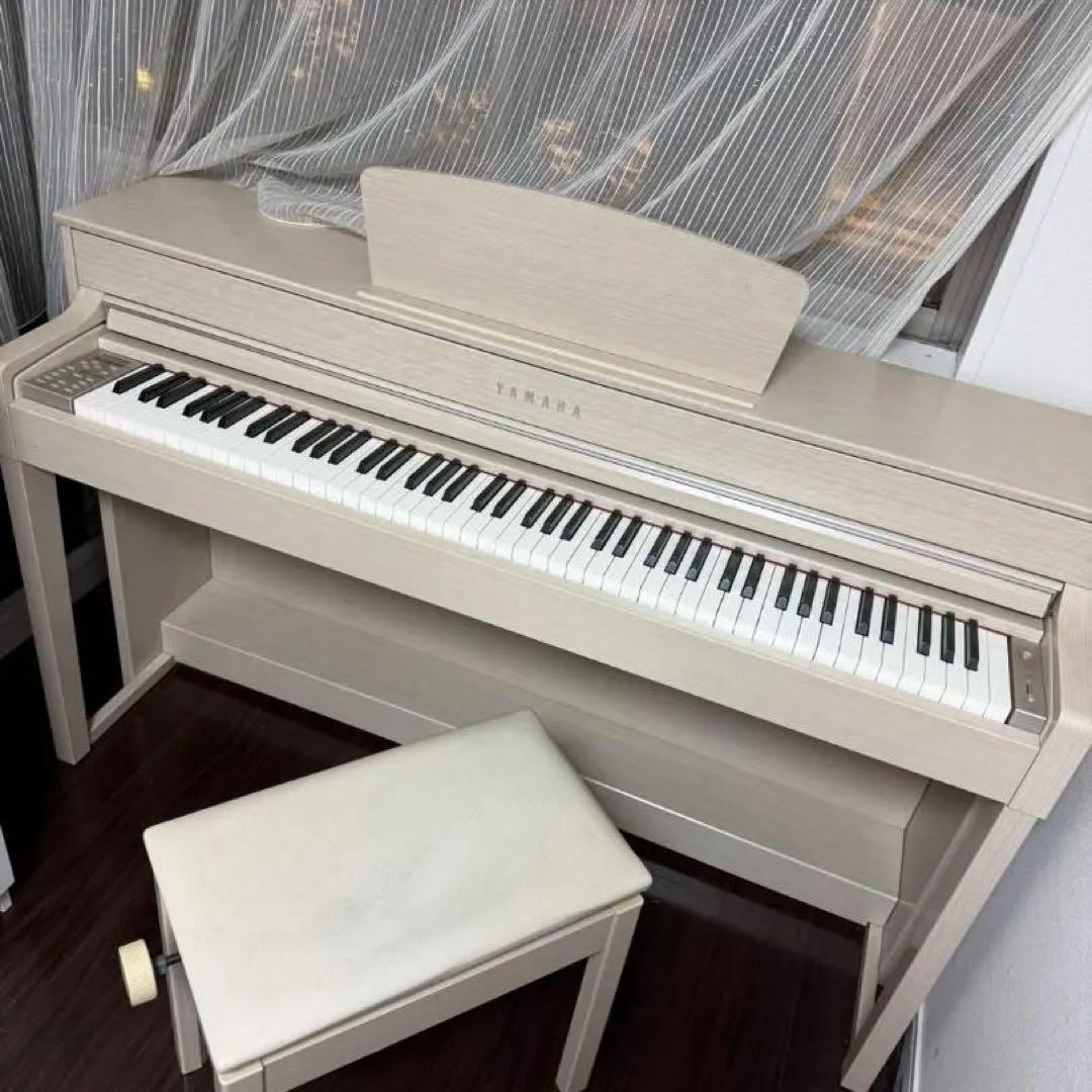 格安出品【美品】YAMAHA クラビノーバ CLP-535WA ホワイト
