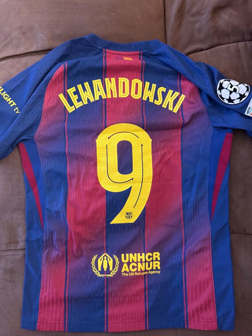 【新品未使用】FC Barcelona LEWANDOWSKI 9 ジャージ M