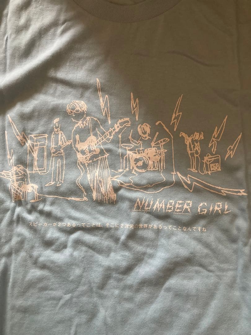 NUMBER GIRL Tシャツ ライトブルー