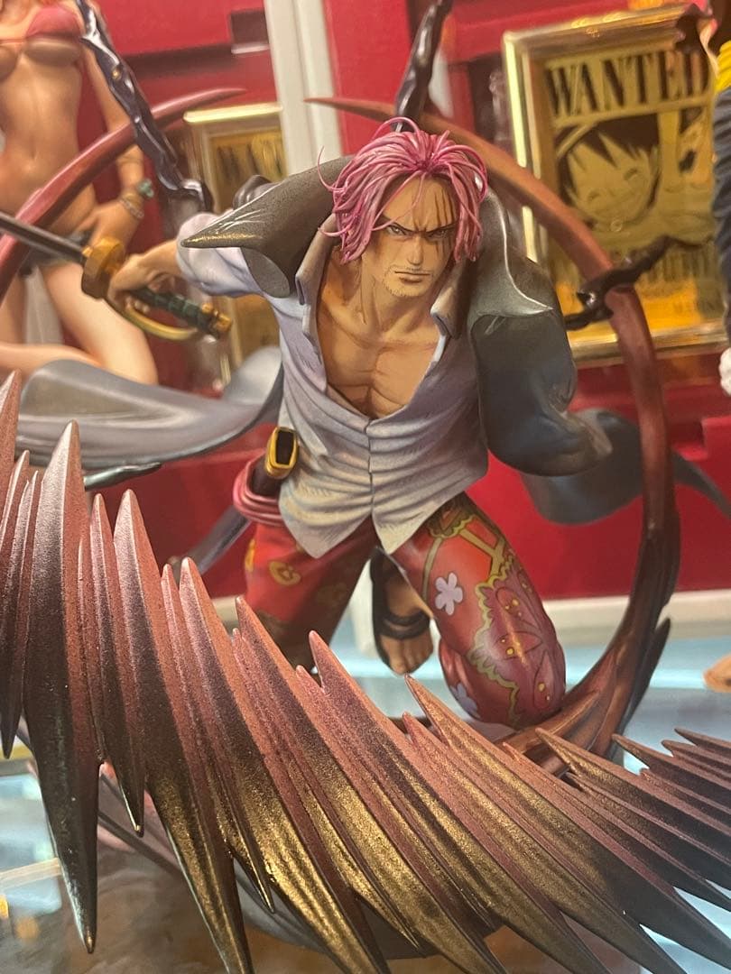 二次元 リペイント シャンクス 顔の描き直し 頭髪追加 塗装済み 完成品