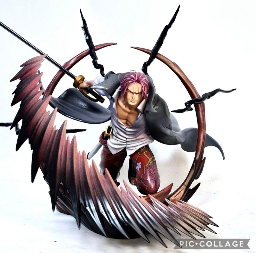 二次元 リペイント シャンクス 顔の描き直し 頭髪追加 塗装済み 完成品