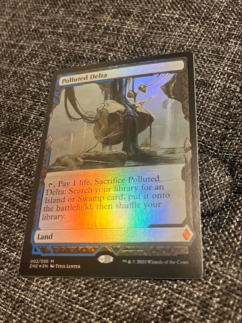 MTG 汚染された三角州　英　Foil ZNE トッパー