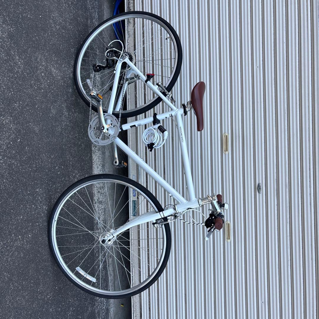 ウィークエンドバイク　ホワイト　27インチ　美品