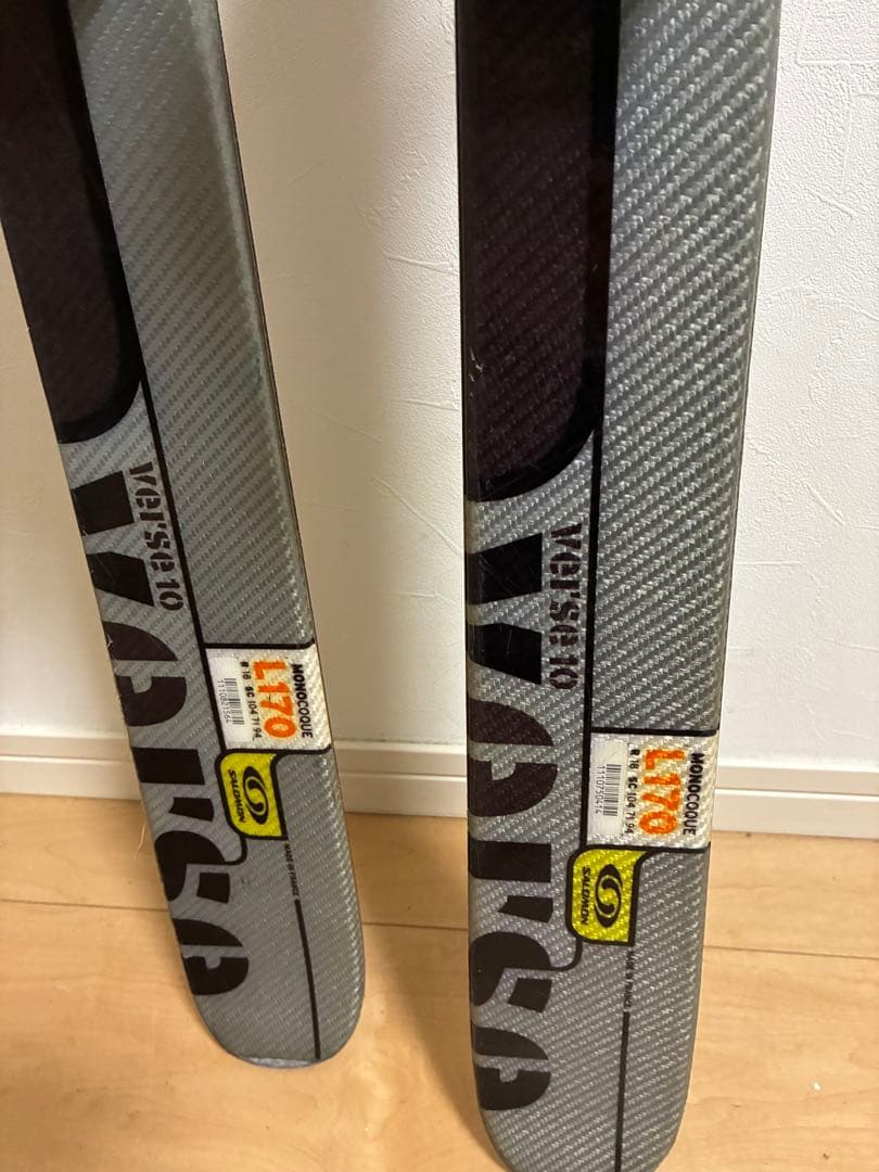 サロモン verse10 スキー板170cm ビンディング S710 ストック付