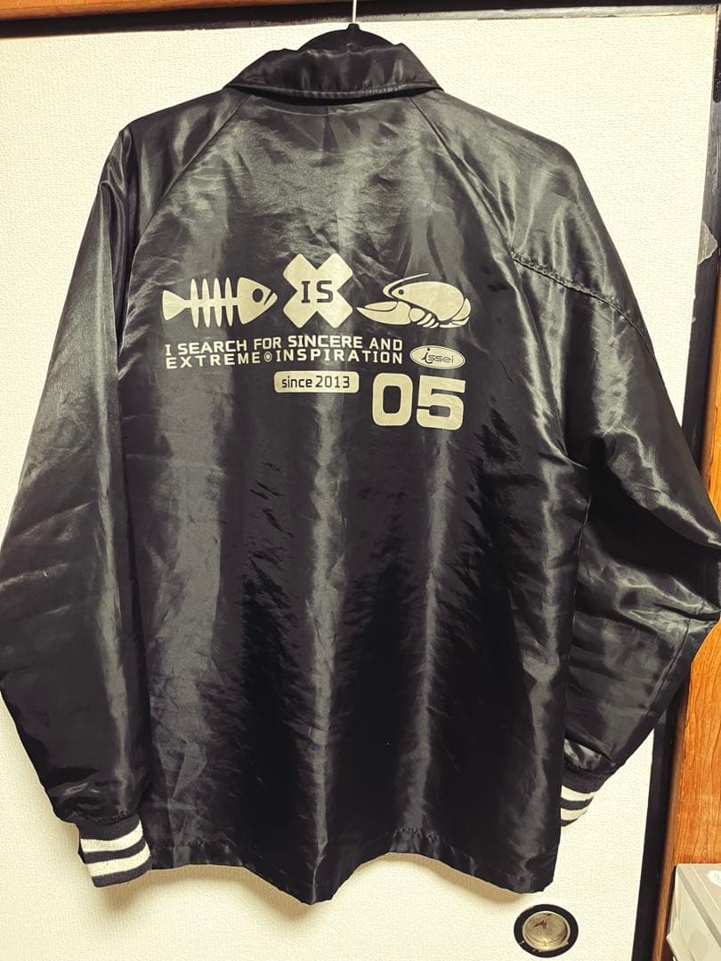 issei ウェア コーチジャケット ブラック Lサイズ