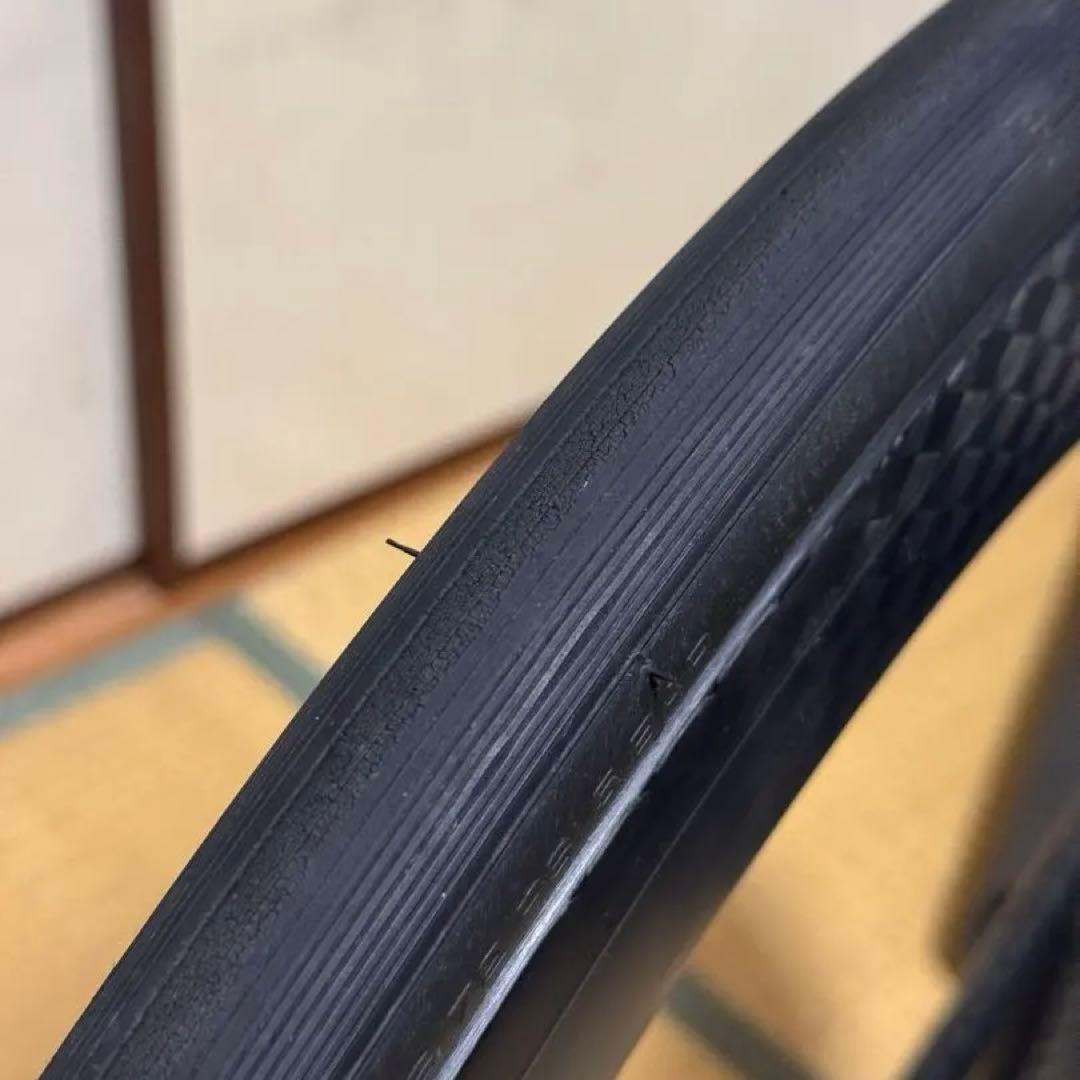 【美品】バトンホイール カーボン クリンチャー