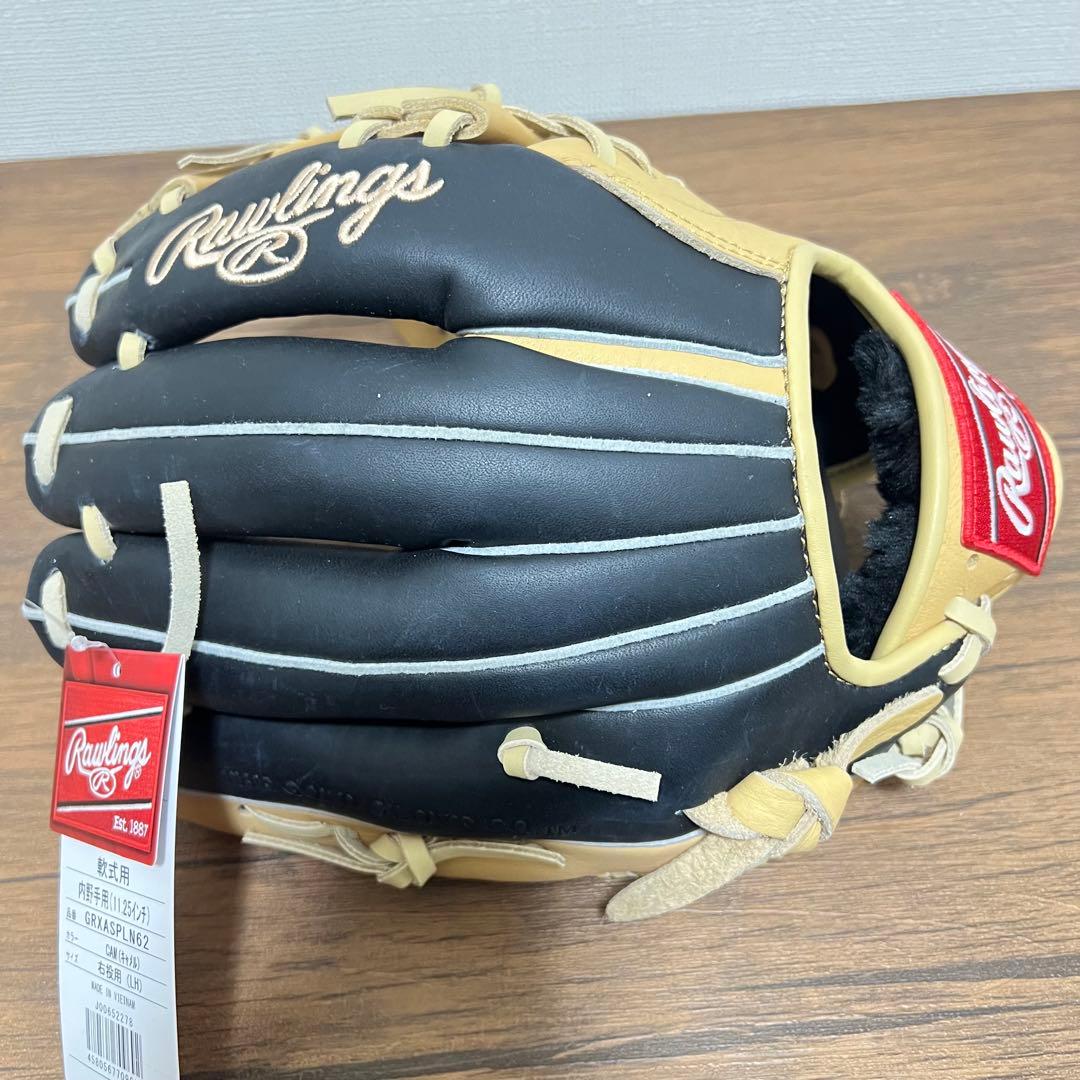 【タグ付き未使用品】一般軟式・グローブ ローリングス 内野用・大人用 キャメル