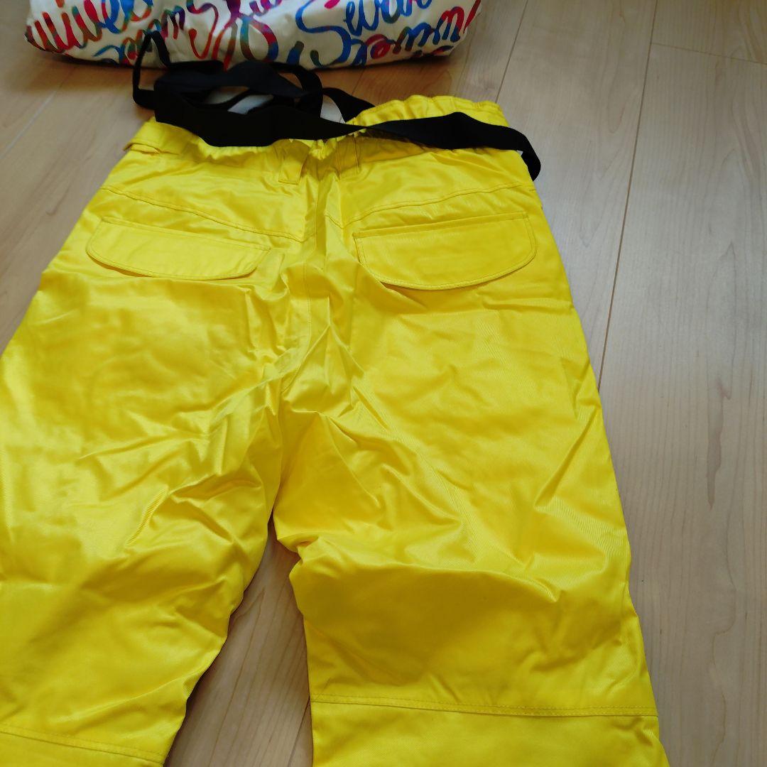 子ども用スキーウェア ホワイト/イエロー