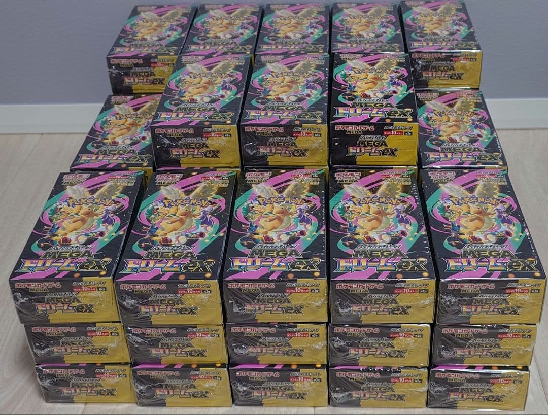 ポケモンカード メガドリームex 新品未開封シュリンク付き 53BOX