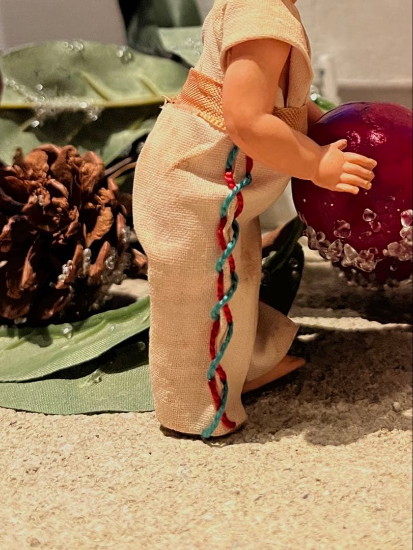 ◆フランスアンティーク｜ミニドールCヨーロッパ民族衣装バスク地方伝統少年南仏