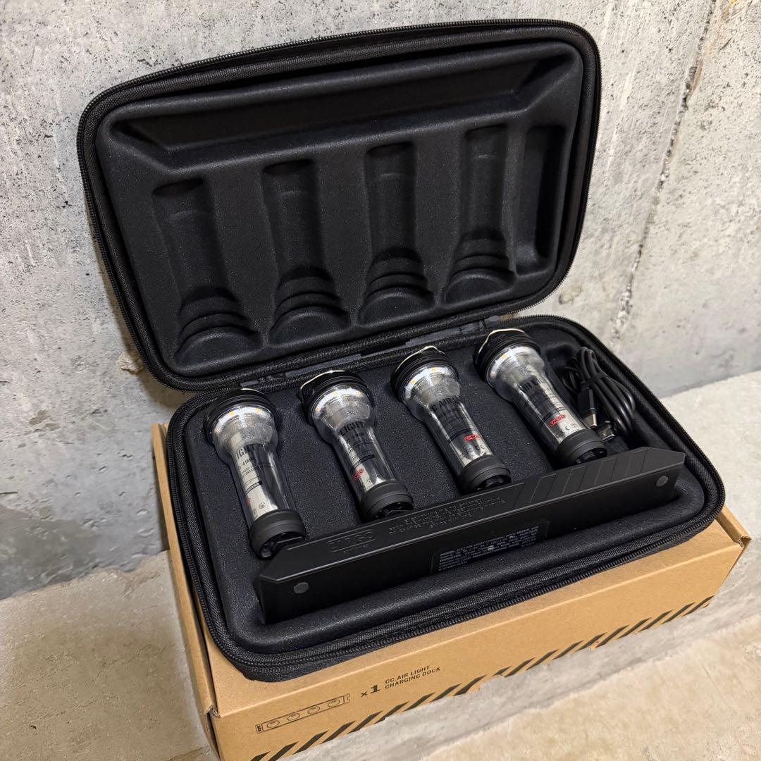 CARGO CONTAINER AIR LIGHT 4本＆充電器ケースセット