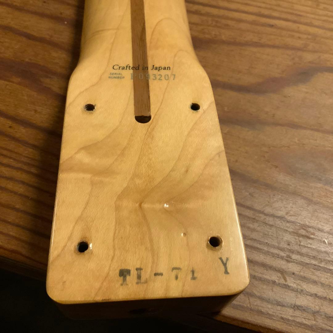 Fender TELECASTER ギターネック TL-71 ペグ付