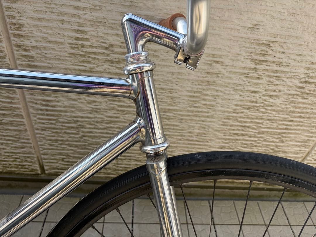 ク*ク様 samson サムソン ピストバイク クローム DURA ACE 完成