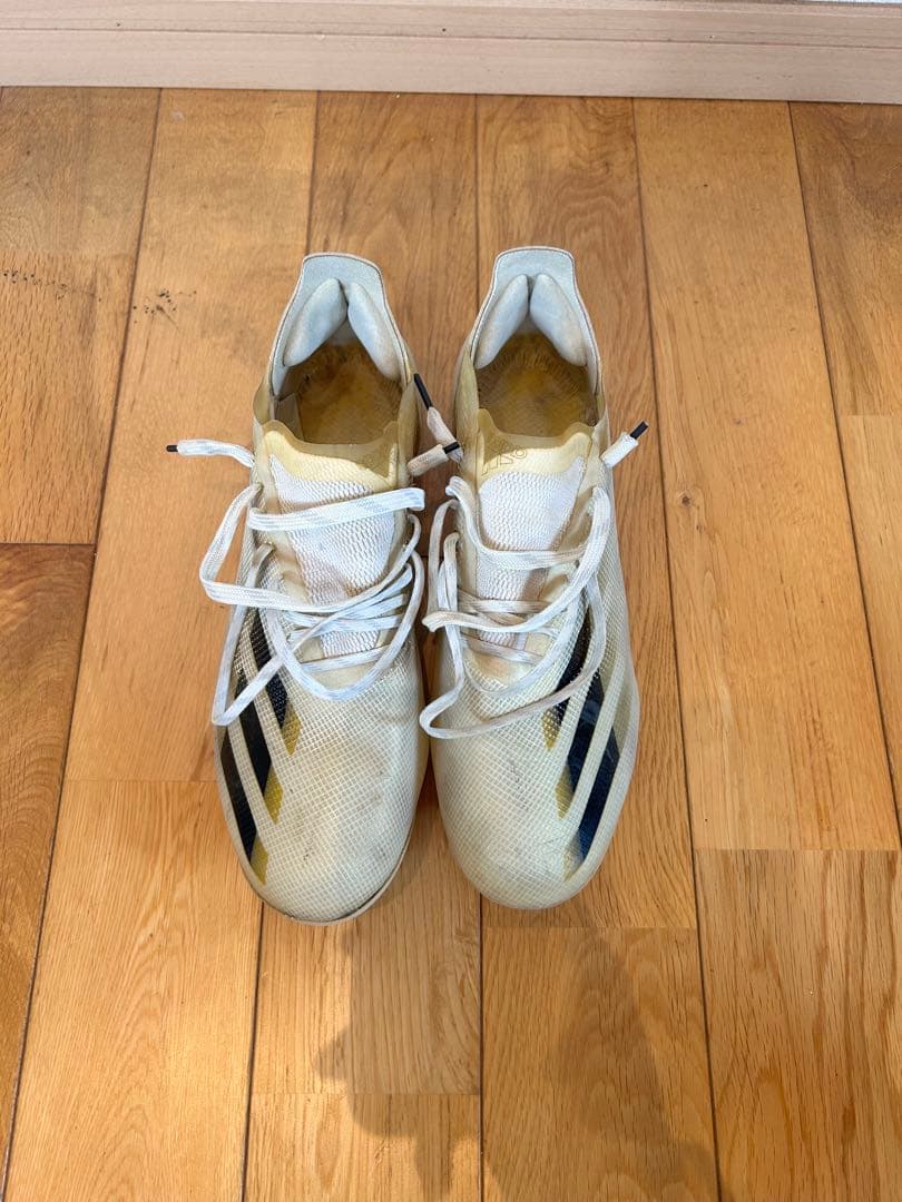 adidas Xゴーストスパイクシューズ ホワイト＋インソール