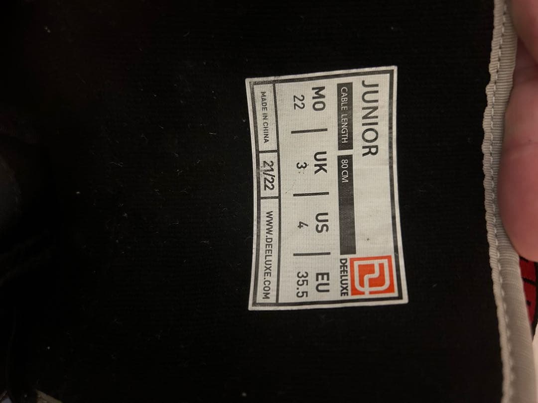 スノーボード DEELUXE JUNIOR 22cm