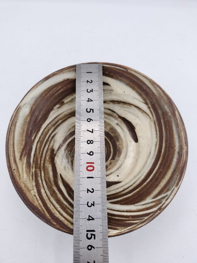 b595 茶碗 刷毛目 平 十三代 中里太郎衛門 木箱 茶道具 古物