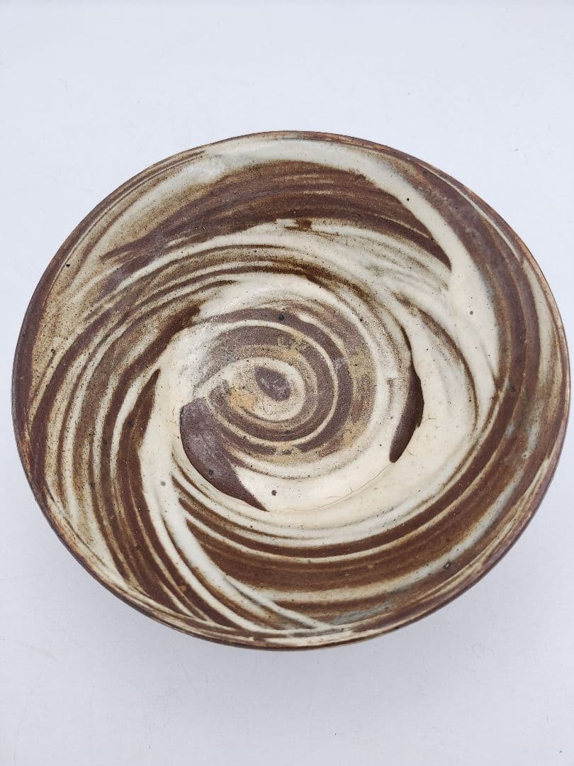 b595 茶碗 刷毛目 平 十三代 中里太郎衛門 木箱 茶道具 古物