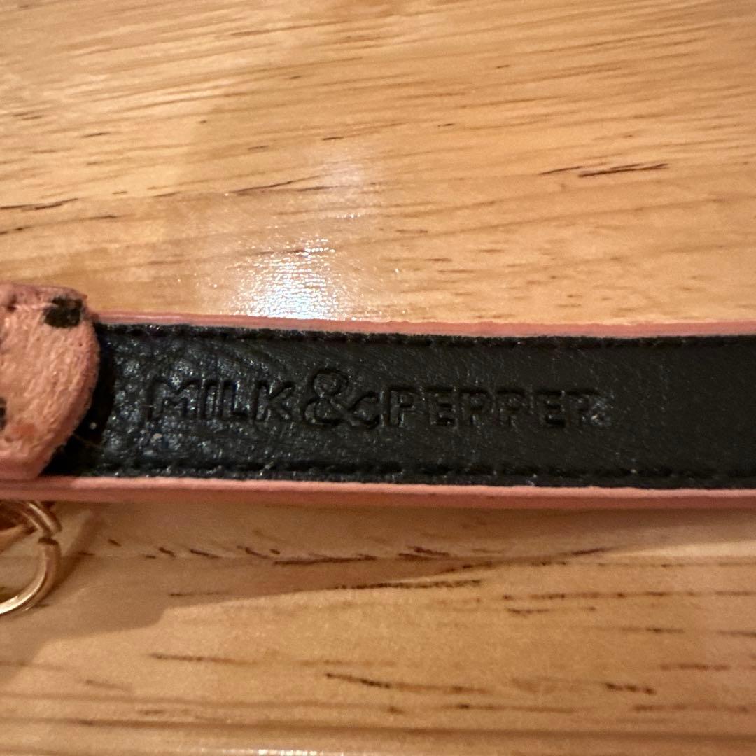 MILK&PEPPER ピンク Guepard Collar 30x1,5cm