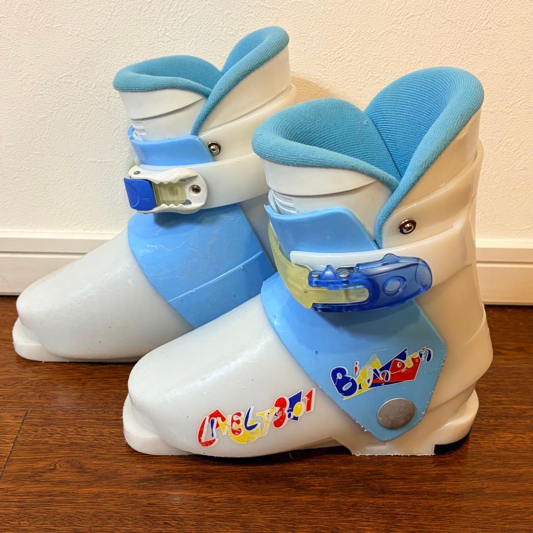 【ジュニアスキー3点セット】スキー板88cm ポール スキーブーツ 19cm