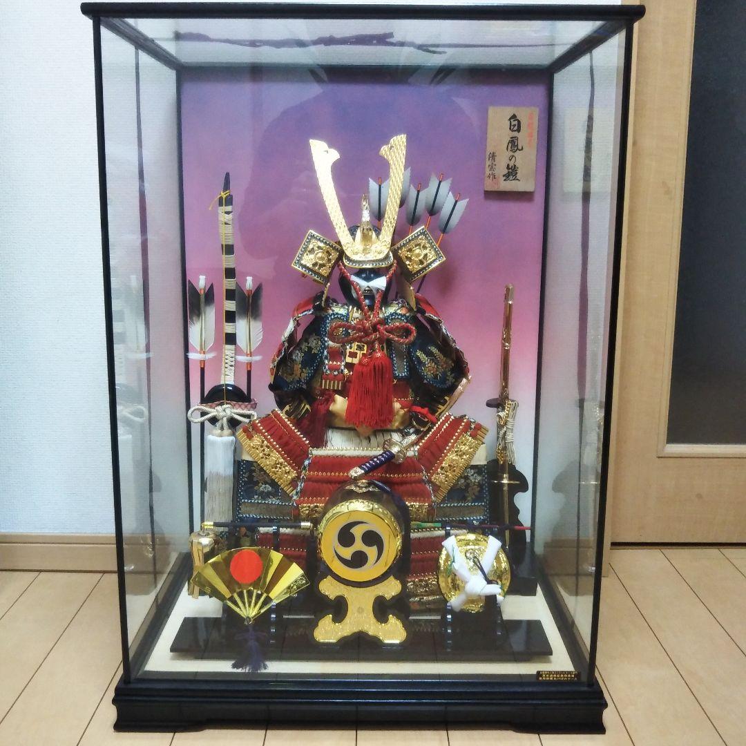 武士の鎧と日本刀の飾りセット