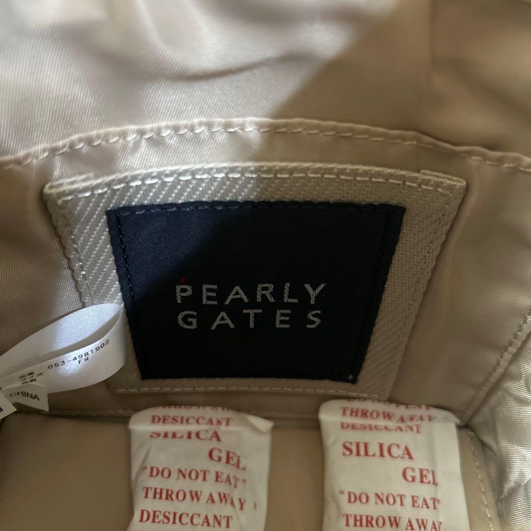PEARLY GATES PGロゴテープ グルショルダーミニバッグカートポーチ