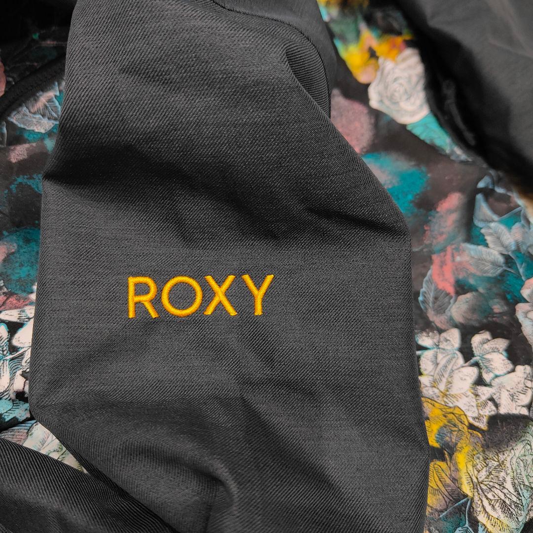 ROXY ロキシー スノーウェア スノボウェア ジャケット 花柄 黒 S