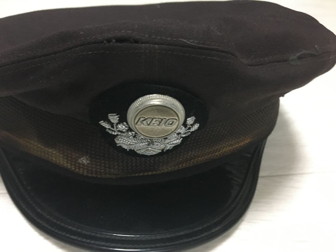 アンティーク 昭和レトロ 京王帝都電鉄 車掌帽子